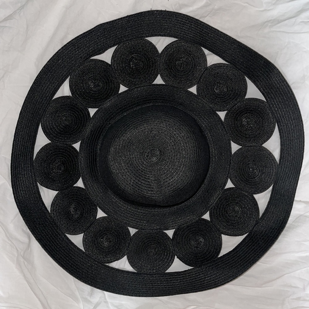 Anthropologie Renee’s NYC Accessories Sun Floppy Cutout Hat